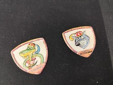 Gadget Topolino anni '70 scudi Robin Hood. ser-biss e sceriffo di nottingham