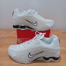 NIKE SHOX R4 BIANCO NERO