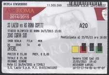 BIGLIETTO STADIO TICKET