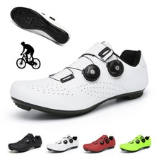 Scarpe Ciclismo Strada Uomo Autobloccanti Bici Sneakers Corsa Ciclismo Scarpe 