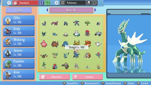 Shiny dialga 6iv 6dv - |, lvl