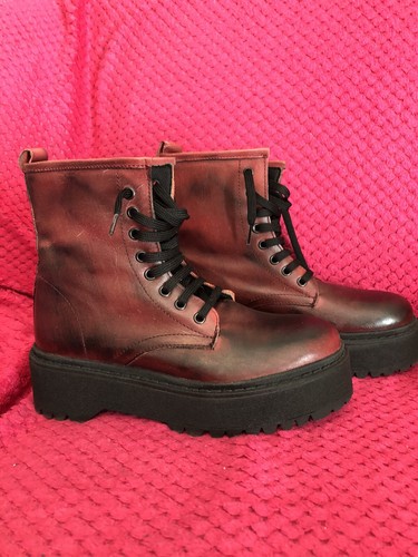 Scarponcini scarpe zeppa - scarponcini,