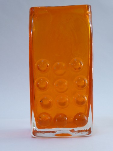 Vaso cellulare mandarino vetro