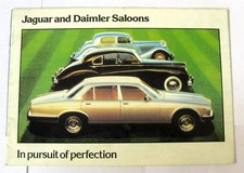 JAGUAR + DAIMLER Berline Brochure Vendita Auto 1982 Modelli XJ12 XJ6 Doppio Sei++