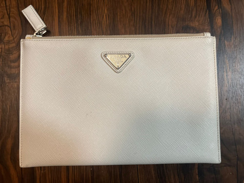 Borsa prada pelle bianca - prada,