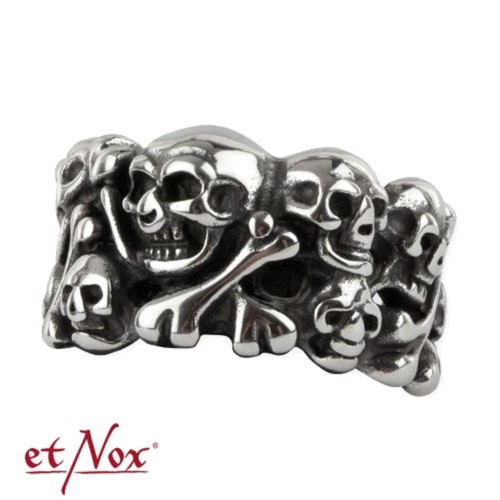 Splendido anello teschio