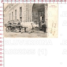 A2055 COMO CITTA ? TEATRO SOCIALE 1901 COSTUME ALTA ITALIA CARRO BUOI LEGNA