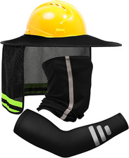 Ombrellone para casco, casco de alta visibilidad con ala completa