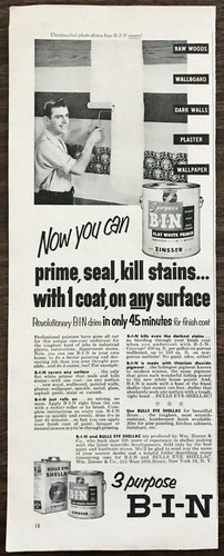 1954 stampa annuncio - annuncio, zinsser