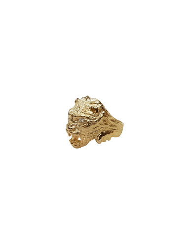 Anello testa leone - leone, –