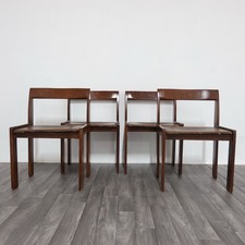 Set Da Pranzo 4 sedie In Legno Anni ‘60 Design Modernariato Vintage