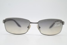 Vintage Occhiali Da Sole Persol 2192-S Argento Grigio Rettangolare