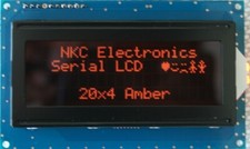 Serial LCD Module 20x4 Amber