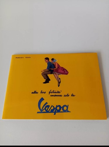 Vespa cartoline postali - vespa,