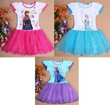 Vestito tutù Bambina  2 - 8 anni - Girl dress 2 - 8 years - Frozen - A00035
