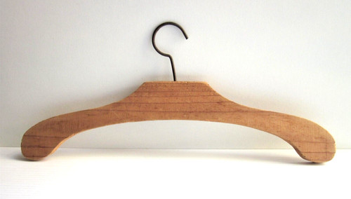 Gruccia vintage legno anni - vintage, in
