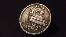 GERMAN COIN 5 REICHMARK 1945