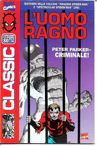 Uomo ragno classic marvel - uomo,