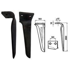 Dente per erpice Maschio