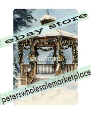 Gazebo Insegna Latta Luminosa