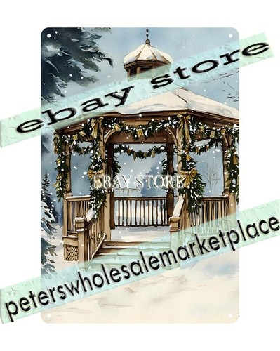 Gazebo insegna luminosa latta - gazebo,