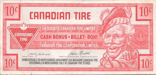 Vintage canadian tire money - vintage,