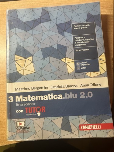 Zanichelli matematica blu 0 - matematica.blu, 2.0