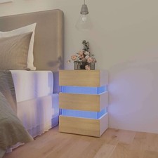 Comodino con Luci LED 45x35x67