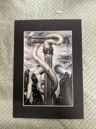 Vintage incorniciato giger - incorniciato, h