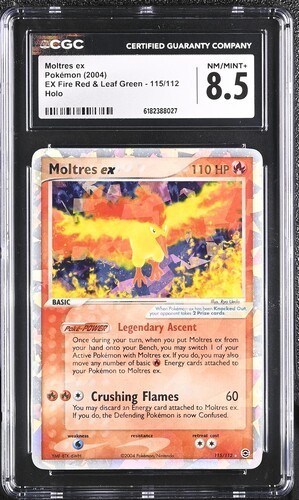 Moltres 115 112 rosso fuoco - ex,