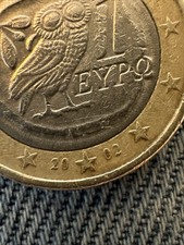 moneta 2euro gufo grecia 2002 eypo rara