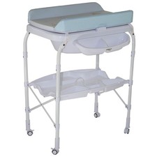 Aziamor Pratik Fasciatoio e Bagnetto 2 in 1 colore Azzurro