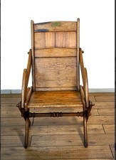 Sedia pieghevole antica 1885