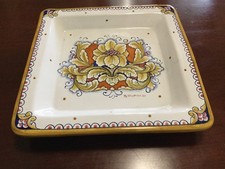 Piatto in ceramica Deruta  con