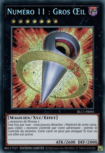 Numéro 11 gros - yu-gi-oh!,