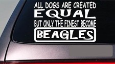 Adesivo Beagles tutti i cani