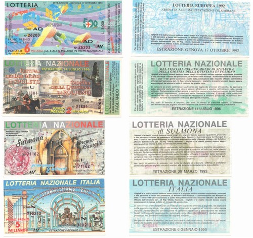 Italia lotto 4 biglietti - 4,