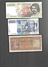 lotto banconote italiane lire