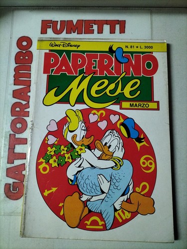 Paperino mese anno 1987 - paperino,