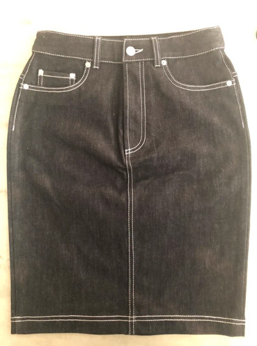 Gonna denim nera moschino - in,
