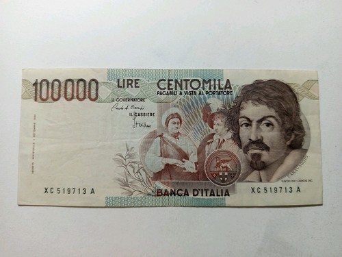 100 000 lire caravaggio tipo - 000, 1