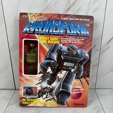 Orologio LCD oro SIGILLATO NUOVO vintage Transformers Takara Robot Radio Time Machine