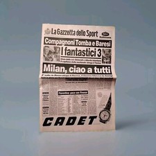 LA GAZZETTA DELLO SPORT 6/12/1993 COMPAGNONI=TOMBA=MILAN CIAO A TUTTI=BARESI