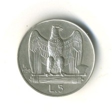 5 Lire Aquilotto 1930 