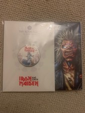 ⭐️ Moneta 5€ Iron Maiden Colour Royal Mint Edizione Limitata: 12.500⭐️ DISPONIBILE ORA