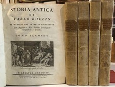 ROLLIN Carlo. STORIA ANTICA. In Genova, Stamperia di Agostino Olzati, 1793-1794