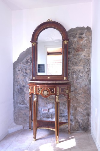 Console con specchiera stile - specchiera,