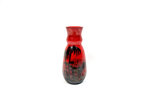 Antico piccolo vaso vetro - vaso,