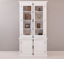 Vetrina bianca shabby chic - vetrina,