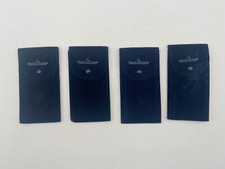 4 JEAGER LE COULTRE BUSTINE DA VIAGGIO IN VELLUTO BLU SERVICE USATE